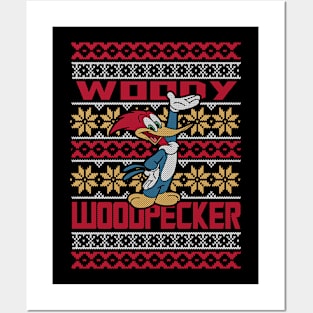 Woody Woodpecker - Ugly Christmas sweater Posters and Art